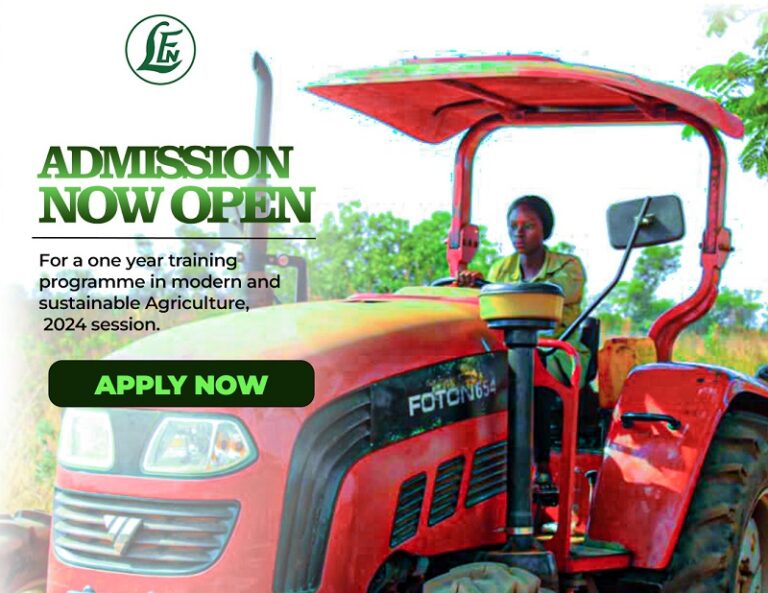 Call for Applications: Leventis Foundation Nigeria Training Programme in Modern and Sustainable Agriculture 2024