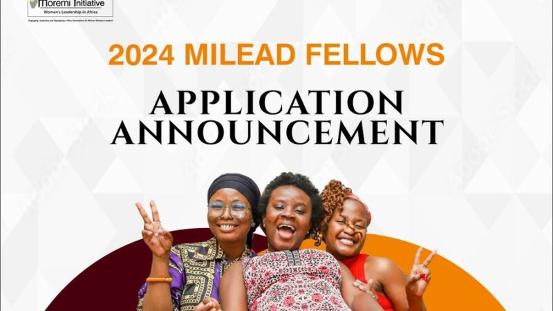 Call for Applications: MILEAD Fellows Program for Young African Women Leaders 2024
