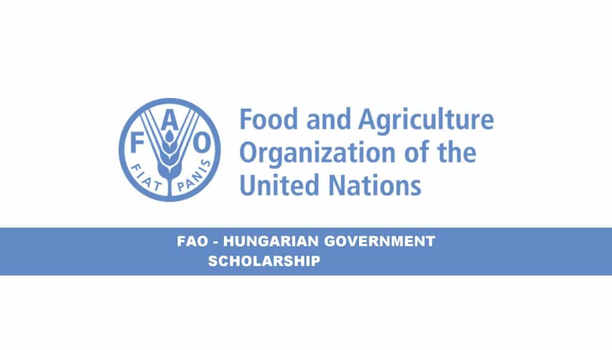 Call for Applications: FAO Hungarian Government Scholarship 2024/2025