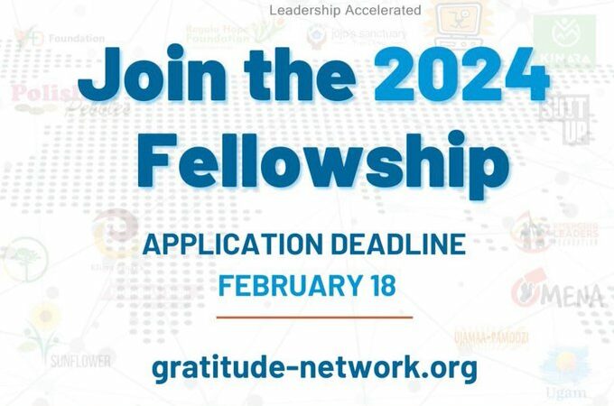 Call for Applications: Gratitude Network Fellowship Program 2024