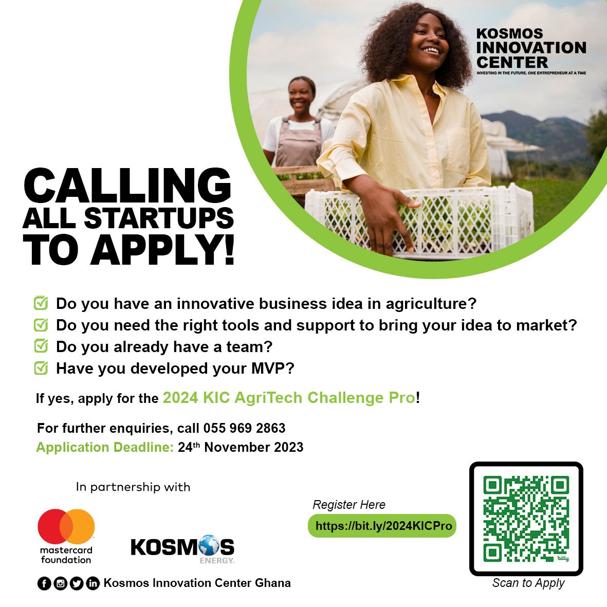 Call For Applications: KIC AgriTech Challenge Pro |up to $50,000 in seed funding