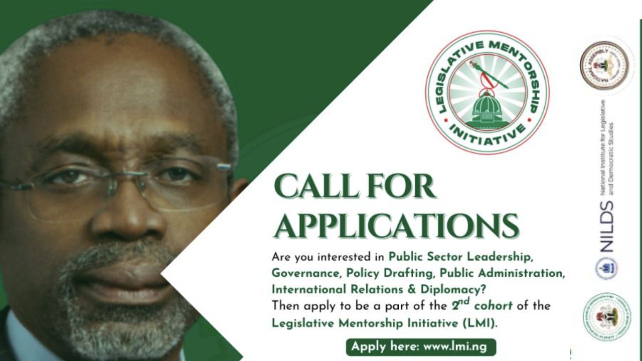 Call for Applications: Legislative Mentorship Initiative (LMI) Fellowship For Nigerians 2024