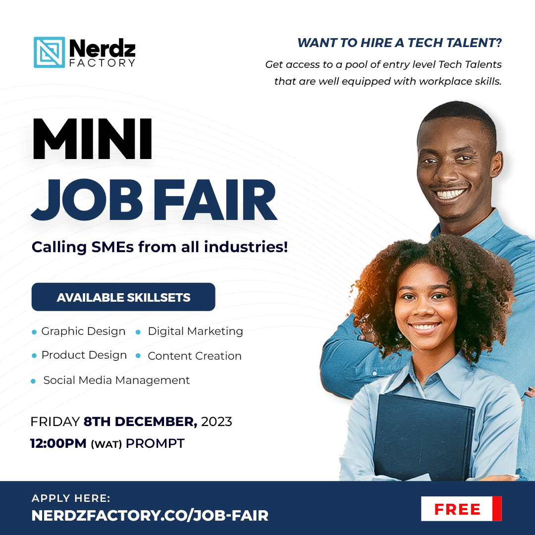 Call for Applications: Nerdzfactory Mini Job Fair For SMEs From All Industries