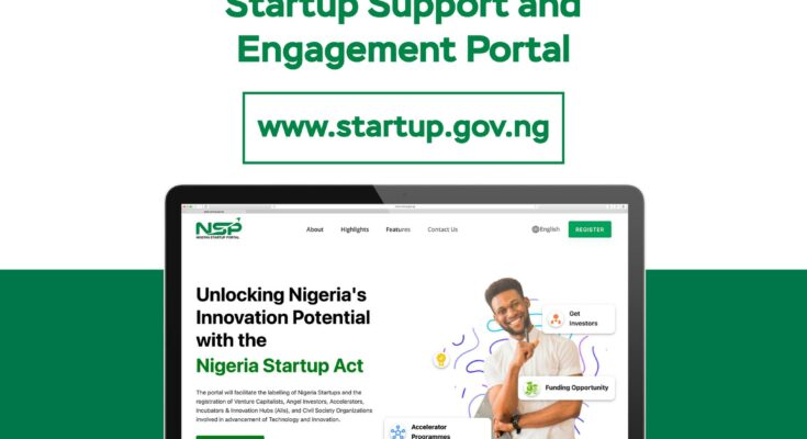 Call for Application: FGN Opens Startup Registration Portal For Nigerians