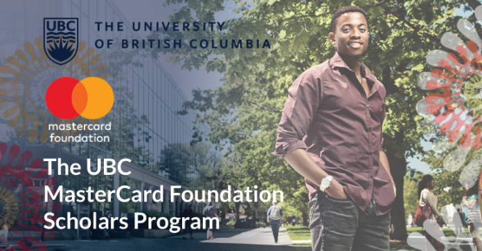 Fully Funded Mastercard Foundation Scholars Program 2024/2025 at the University of British Columbia