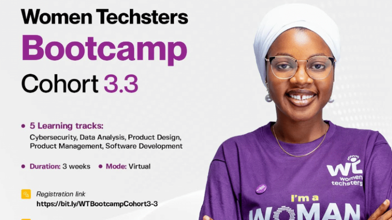 Call for Applications: Women Techsters Cohort 3.3 Bootcamp