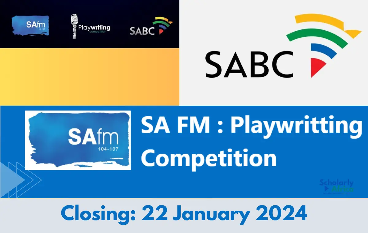 SABC Playwriting Competition 2024 STAND TO WIN R50,000 CASH