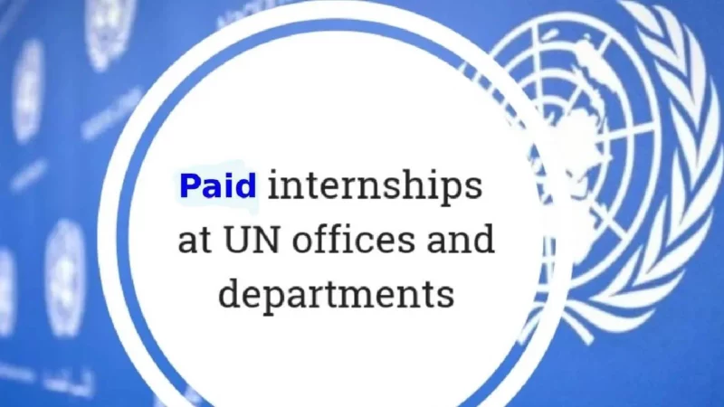 UN Paid Internships 2024: 89 Open Internships/Online Applications for 2024