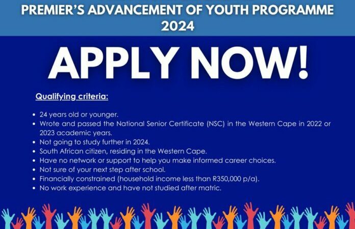 Call for Applications: Western Cape Government First Work Experience Pay Programme 2024