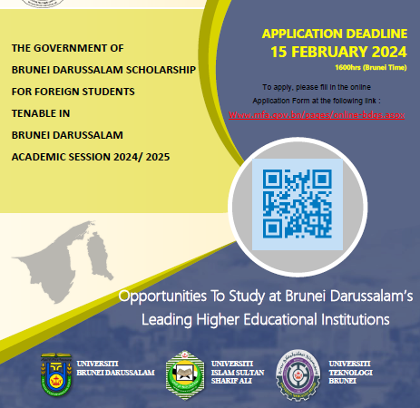 Fully Funded Government of Brunei Darussalam Scholarship to Foreign Students 2024