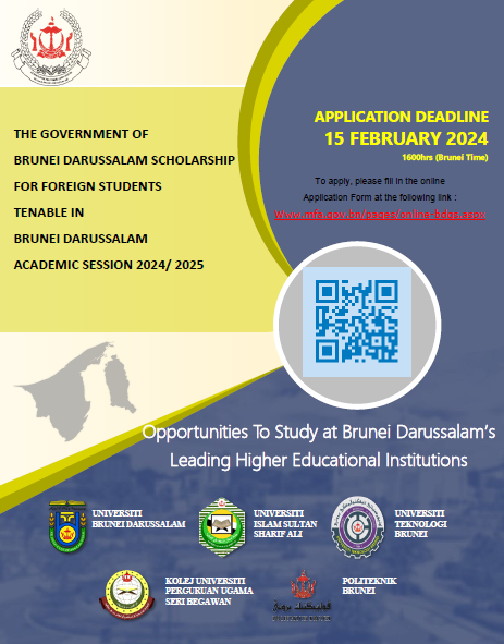 Government of Brunei Darussalam Scholarship to Foreign Students 2024
