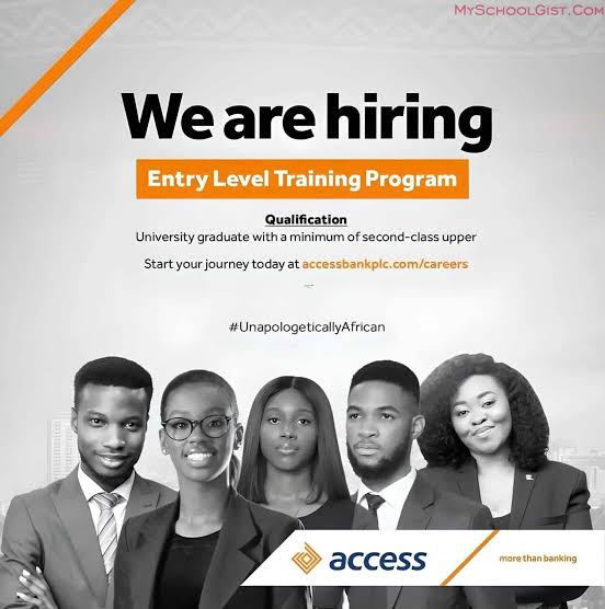 Apply now! Access Bank Entry-Level Training Programme 2024 for young Nigerian graduates