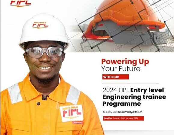 First Independent Power Limited (FIPL) 2024 Entry-Level Engineering Trainee Programme for young Nigerians