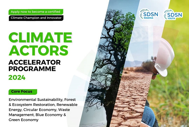 Call for Application: UN SDSN Nigeria Climate Actors Accelerator Programme 2024