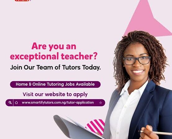 Home and Online Tutors Needed | Nationwide Tutors Recruitment at Smartify Tutors 2024