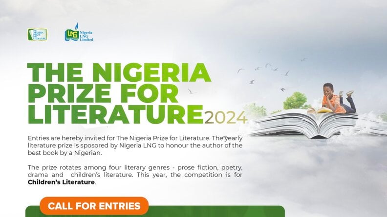 Call for Applications: Nigeria LNG Nigeria Literature Prize for Young Nigerian Writers 2024  |$USD100,000 Prize