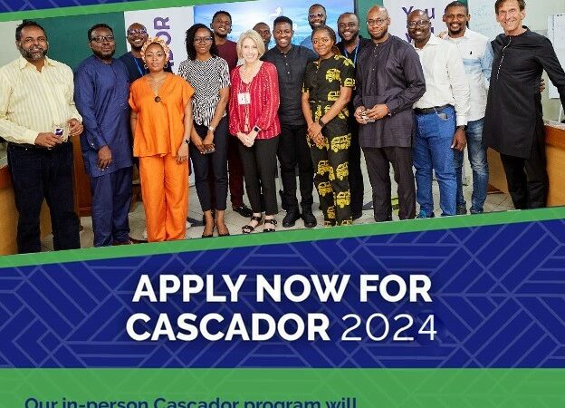 Cascador Accelerator 2024 For African Entrepreneurs (One week Training, 6 months of Mentorship and $5,000 USD For each participant)