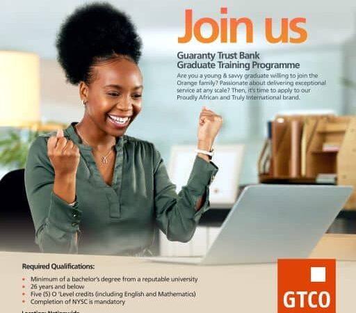 Call for Applications: GTBank Nationwide Entry Level Recruitment 2024