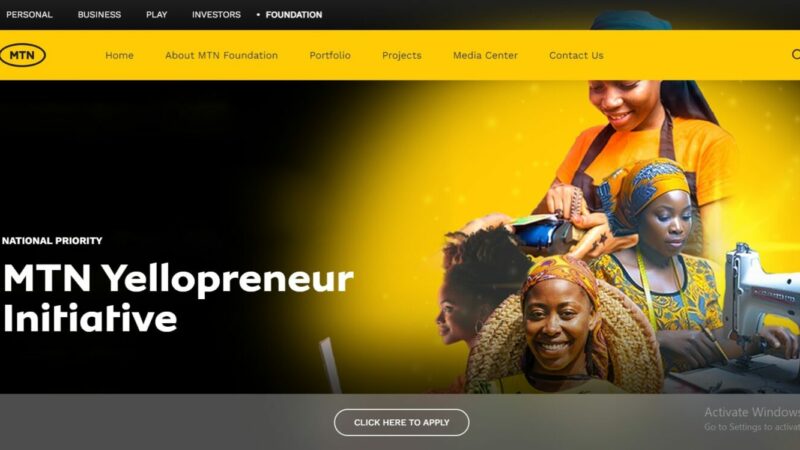 Call for Applications: MTN Foundation Yellopreneur Grant and Loan 2024 for Female Entrepreneurs