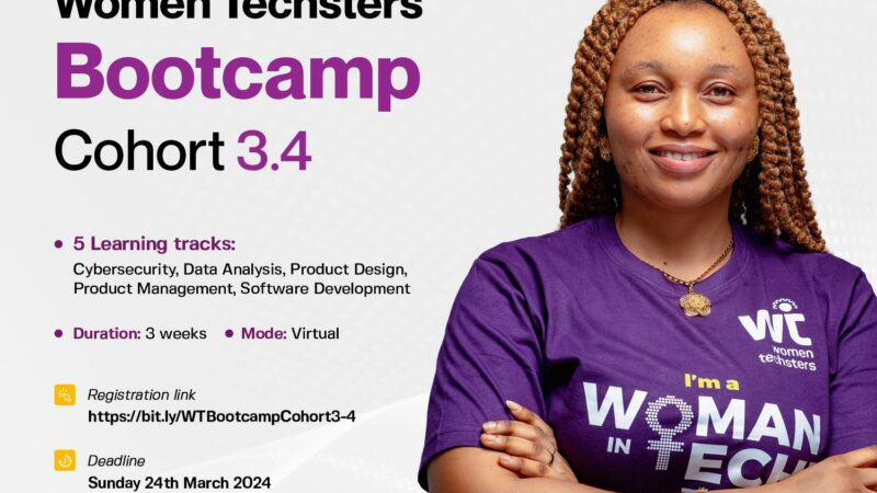 Tech4Dev Women Techsters Bootcamp 2024 (Cohort 3.4)