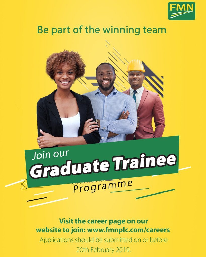 Call for Applications: Flour Mills of Nigeria (FMN) Graduate Trainee Program