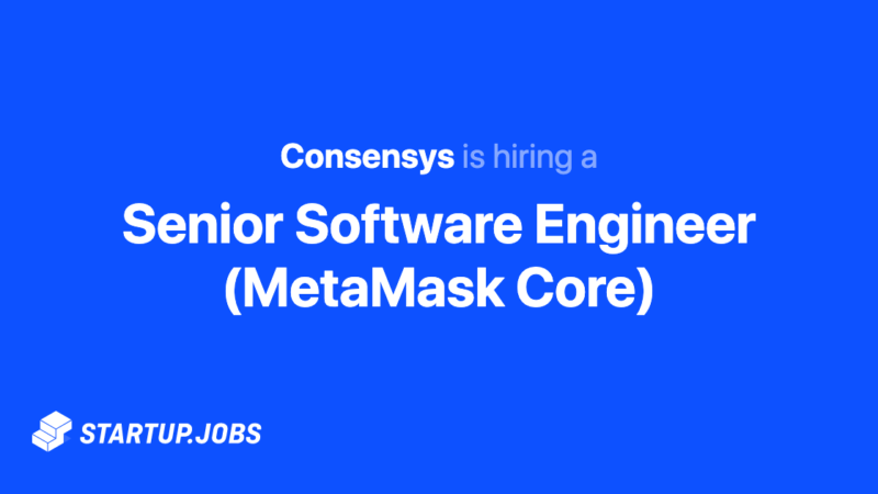 METAMASK: Remote Software Engineers Needed